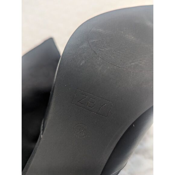 🖤🔥 ZBY Black Knee-High Stiletto Boots – Size 9.5 – New - Picture 6 of 8